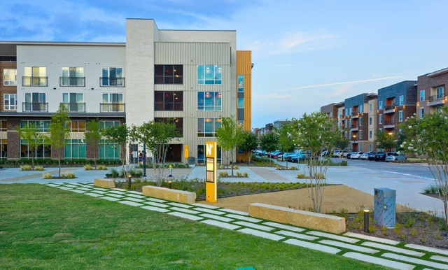 Northside Student Housing from park