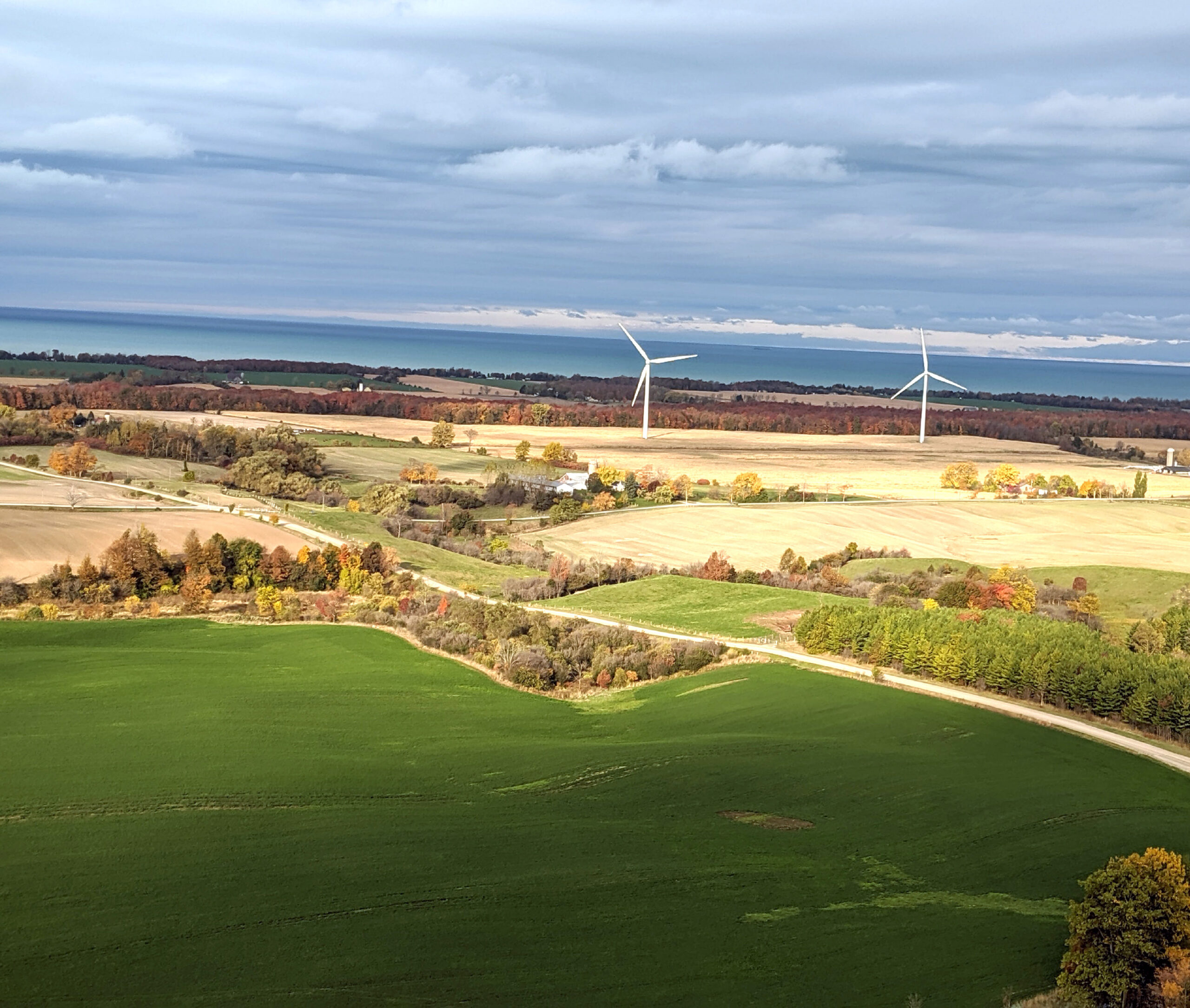 Wind Farm, Ontario, part of the CC&L Infrastructure portfolio of wind energy projects.